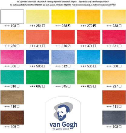 Talens van gogh watercolour pocket box Water Color - 24  Colors