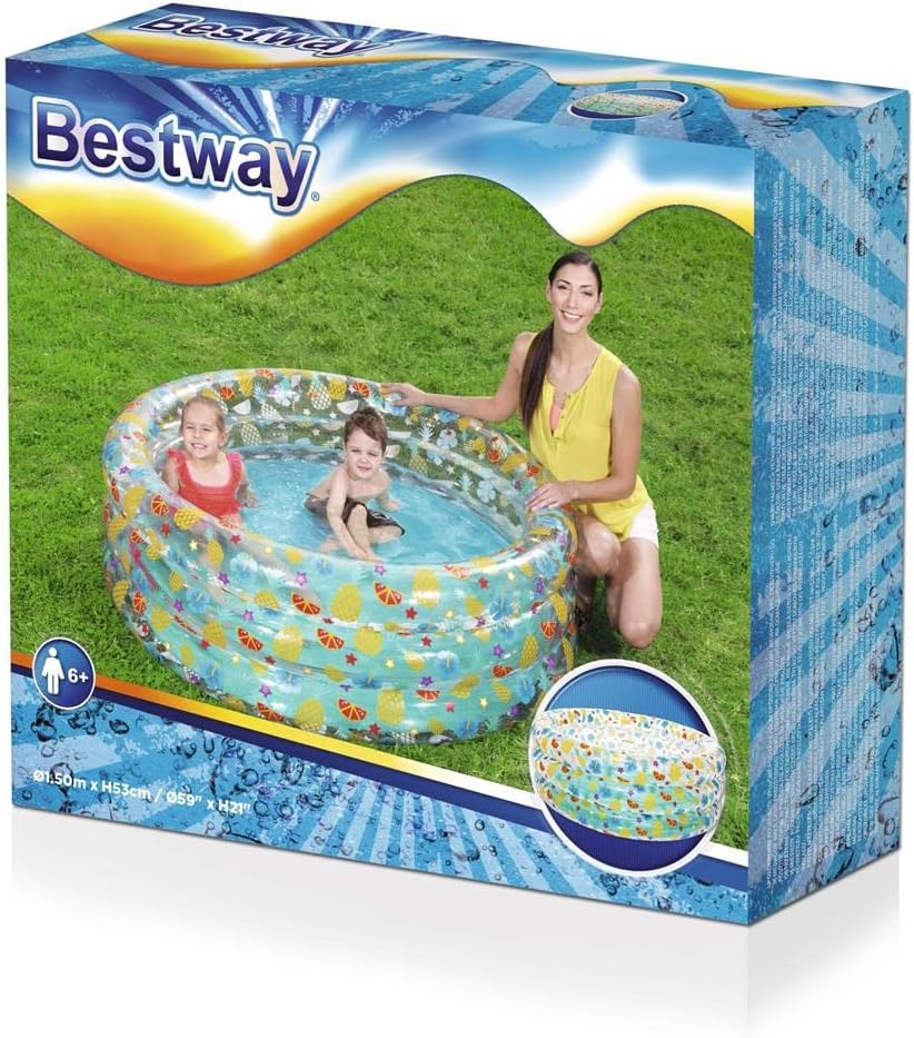 Bestway 1.50m x H53cm Transparent Sea Life Pool - No. 51045 - view 7