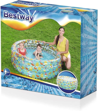 Bestway 1.50m x H53cm Transparent Sea Life Pool - No. 51045 - view 7