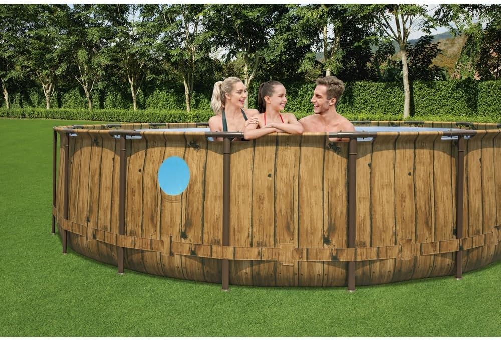 Bestway Power Steel Swim Vista Series Above Ground Pool Complete Set with Filter Pump 549x122 cm - No: 56977