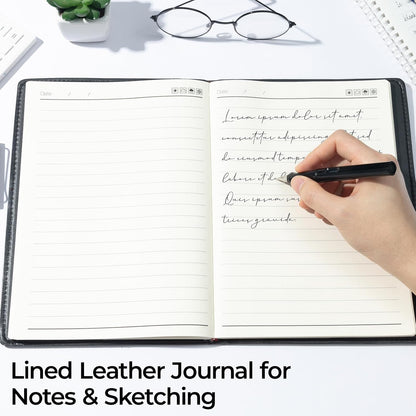 M&G Chenguang Lined Journal Notebook, 310 Pages Leather Hardcover Notebook  - A5 - No:APY1FK78 (Copy)