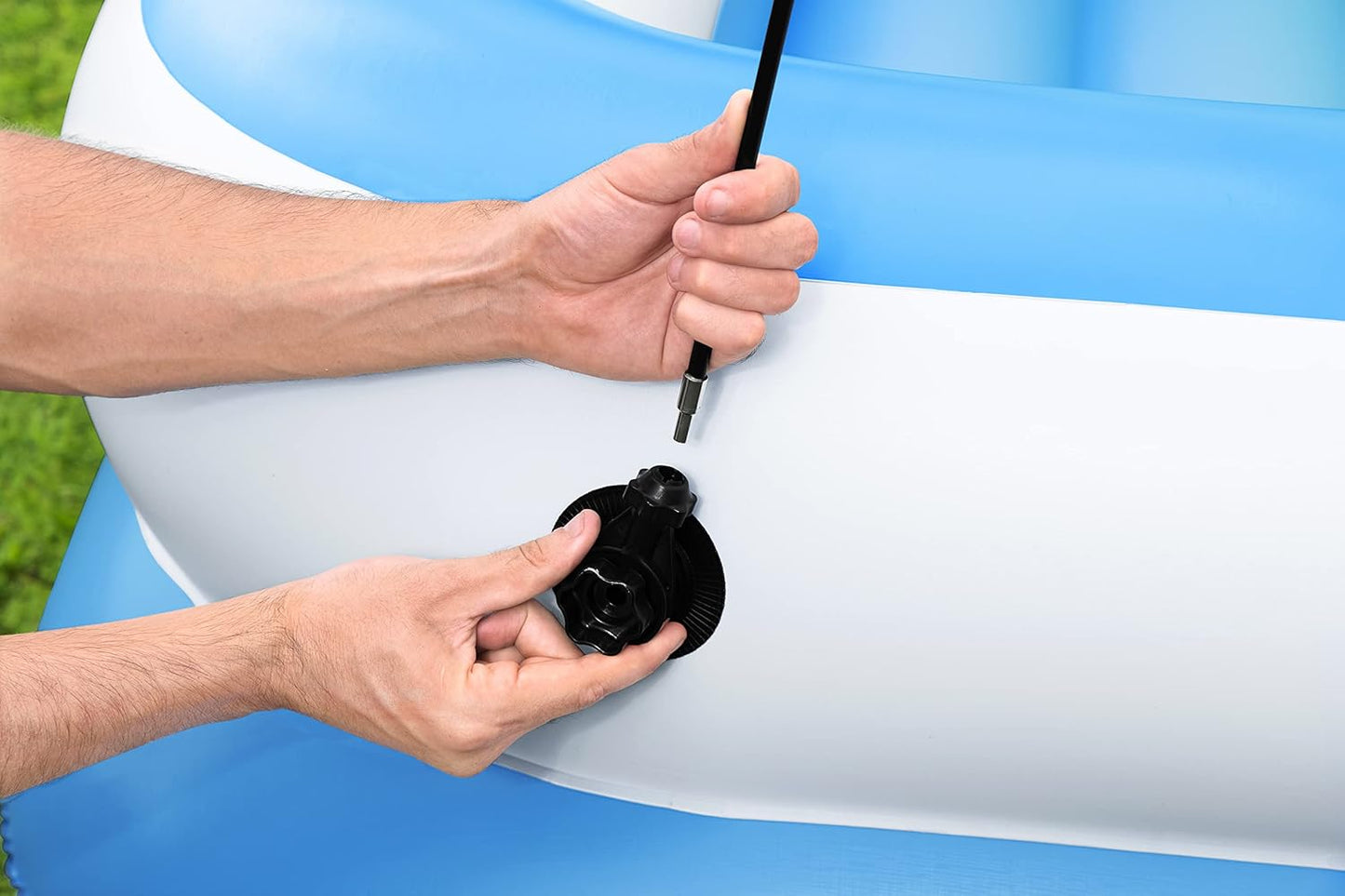 Bestway Hydro-Force Summer Oasis Inflatable Island 4-person - Size: 3.20m x 1.98m - No:43645