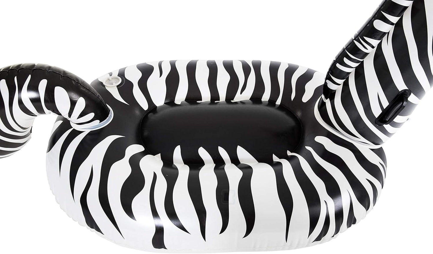 Bestway H2OGO! Zebra Lights 'n Stripes LED Ride-On 2.54m×1.42m