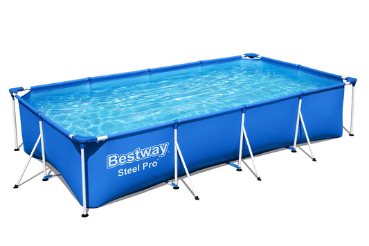 Bestway Steel Pro Rectangular Above Ground Pool 400×211×81cm – No.56405