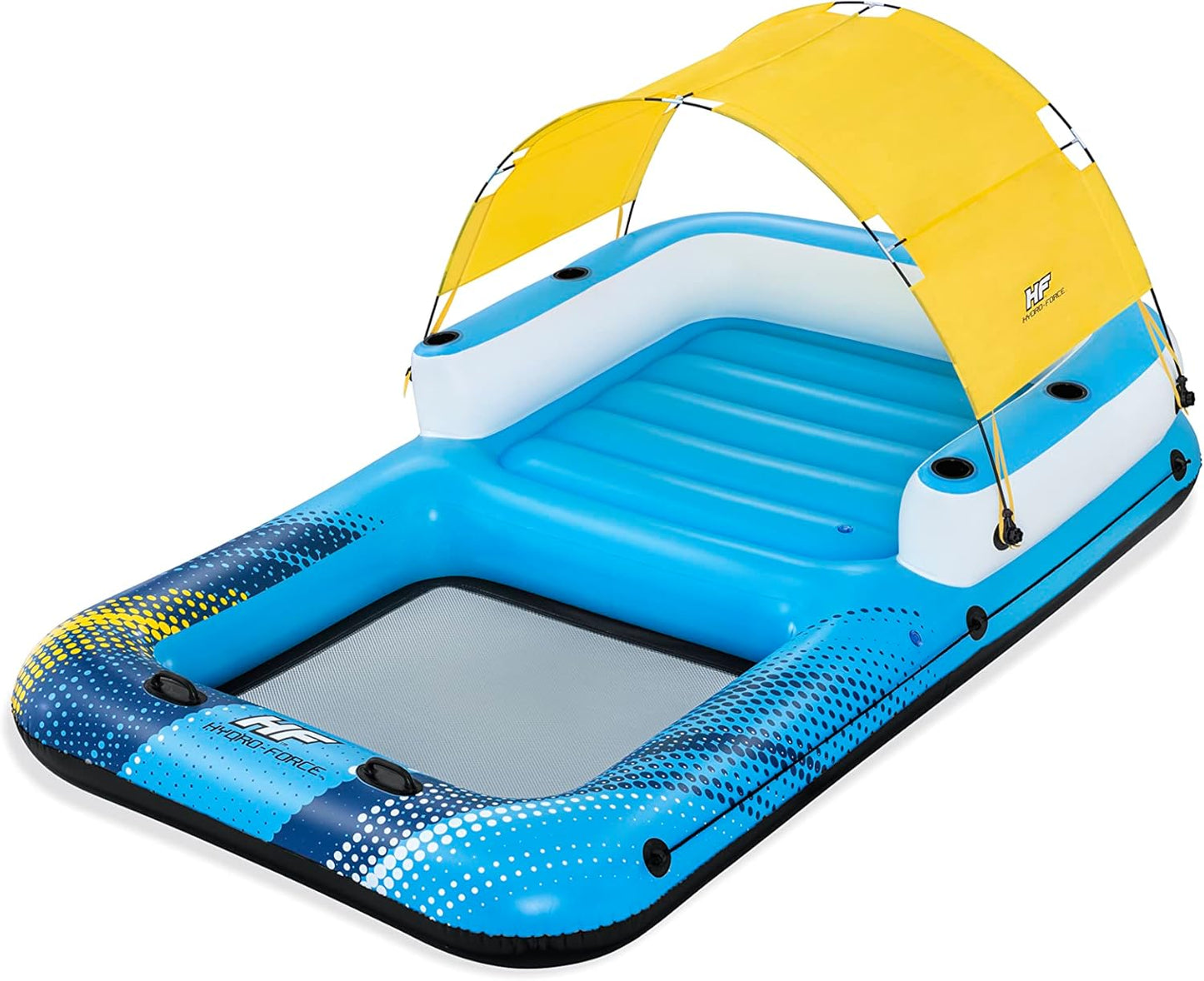 Bestway Hydro-Force Summer Oasis Inflatable Island 4-person - Size: 3.20m x 1.98m - No:43645