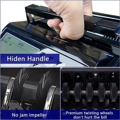 Bill Counter Machine, Money Counting Machine with UV/MG/IR Counterfeit Detection - No:M129