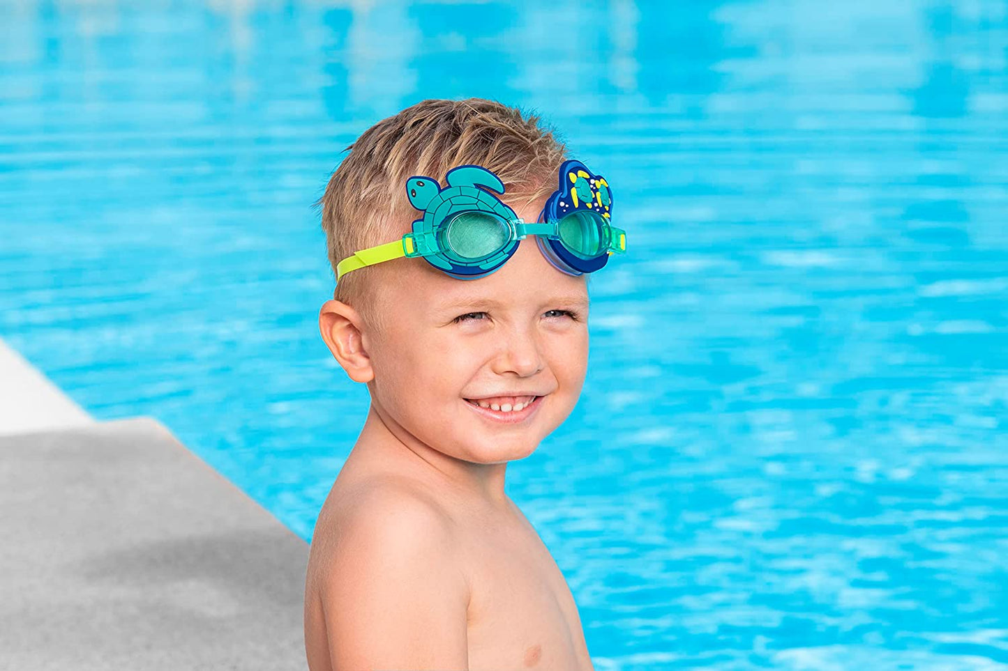 Bestway Kids Swimming Goggles, UV Protection - 1pcs - No:21080