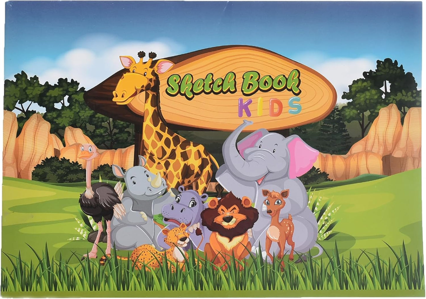 Yassin Stapled Sketchbook, Large Size for Expansive Art and Creative Drawings