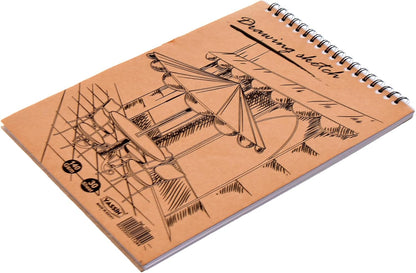 Yassin. Sketchbook Drawing, Silk, 30 Sheets- Camel Black