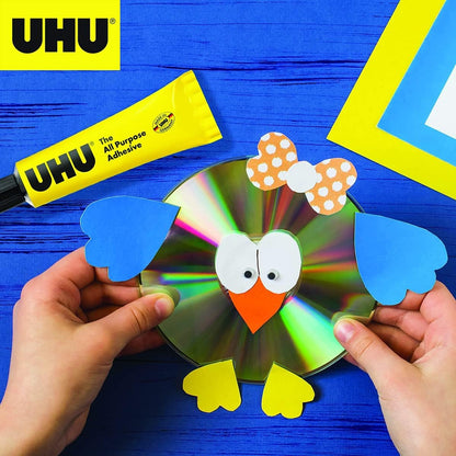 UHU all purpose adhesive clear glue 33ml tube better value than the 35ml version