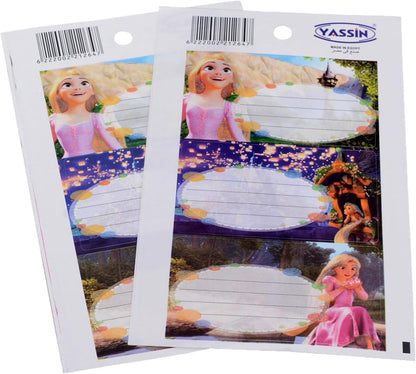 Yassin Set Of 6-Slot Tags With Girl Shapes - NO: 1264