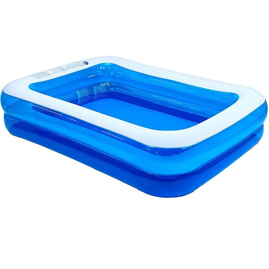 Jilong Giant Inflatable Kiddie Pool - Family and Kids Inflatable 262cm*175cm*50cm - No:10291