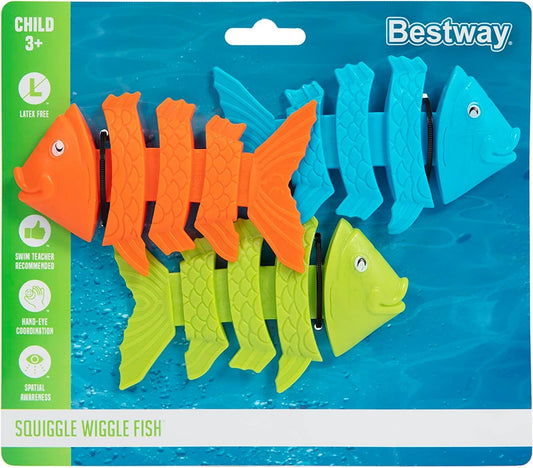 Bestway Hydro Swim Fish Shaped Diving Toy Set - 3 Pieces - No:26029