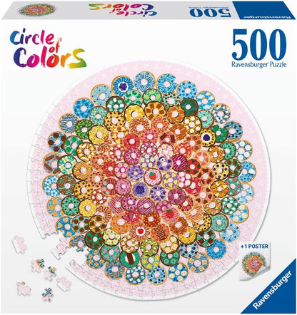 Ravensburger Circle of Colors: Donuts Puzzle - 500pcs - No:17346