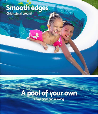 Bestway Under sea adventure children's rectangle swimming pool 262 x 175x 51  -No:54177