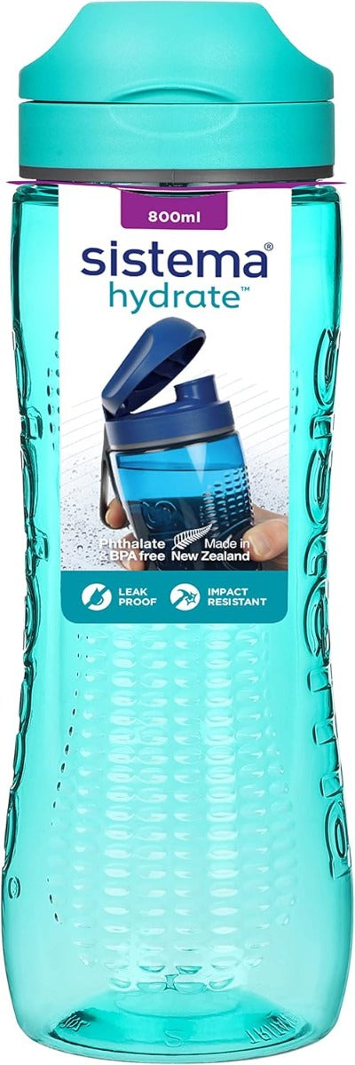 Sistema Tritan Active Bottle 800 ml BPA Free Water Bottle - No:00650