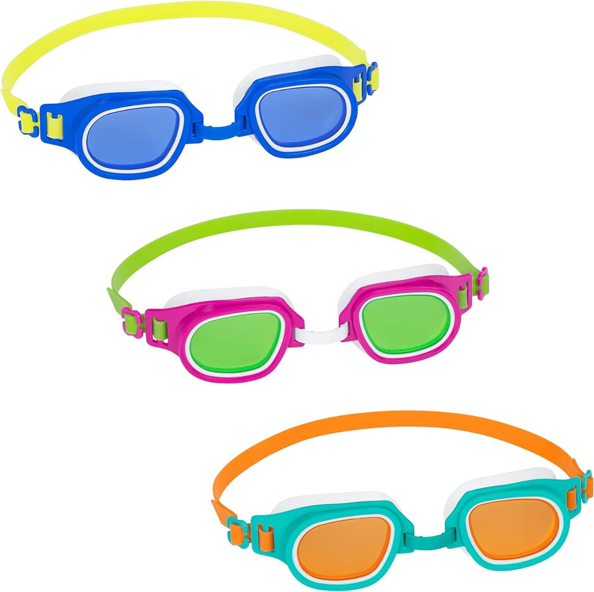 Bestway Swimming goggles for kids and juniors impact-resistant and uv protective lenses - No:21003