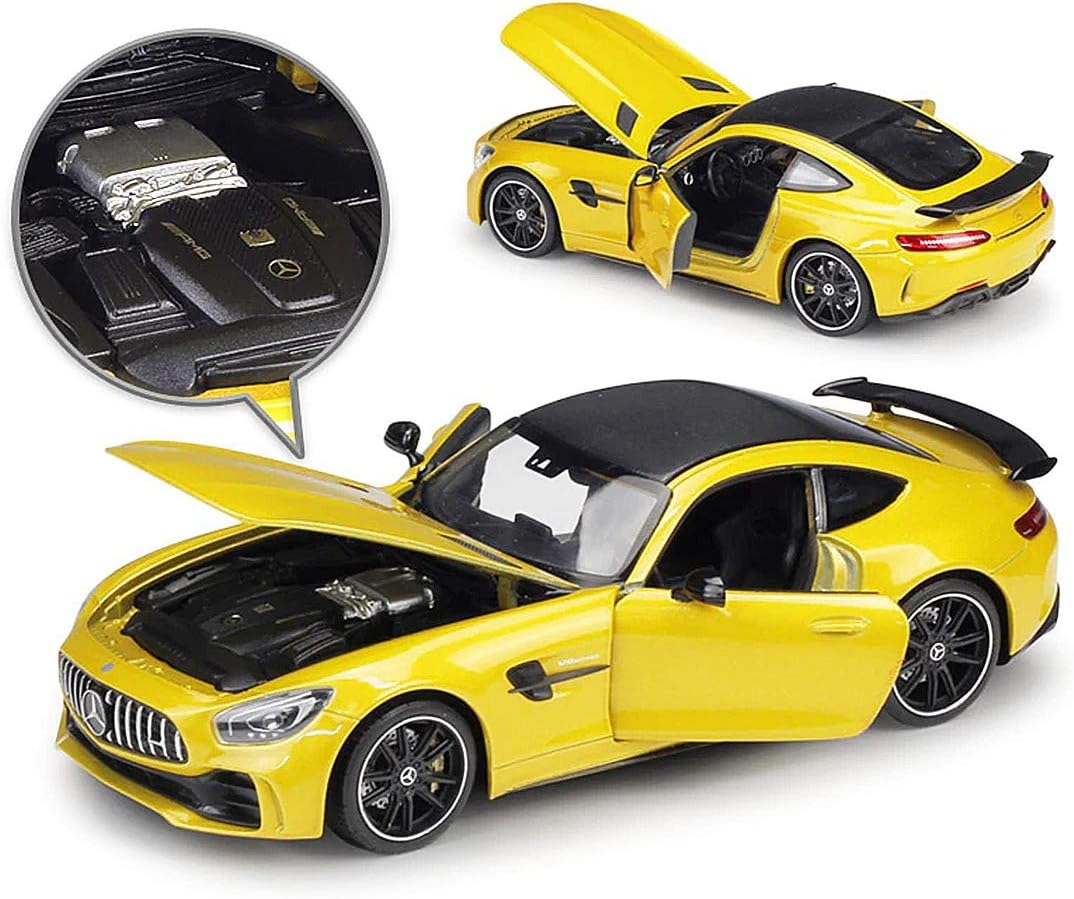 سيارة نموذجية من المعدن المصبوب من ويلي نيكس - مقياس 1:24 - مرسيدس - إيه إم جي جي تي آر - رقم: 24081W