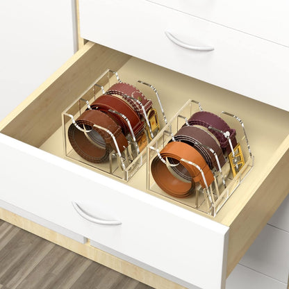 Acrylic Belt Storage Holder.