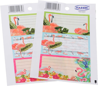 Yassin Set Of 6-Slot Tags With Various Shapes - NO: 1264