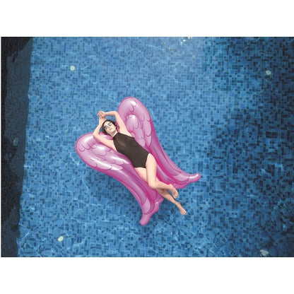 مرتبة جيلونج صن كلوب القابلة للنفخ على شكل جناح ملاك، ألوان متنوعة، 168 × 130 سم، رقم: 37488