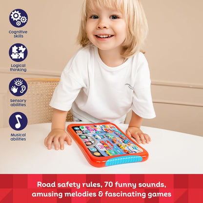 Educational Toddler Hit Pad Kids hits Board game designed with trucks and cars