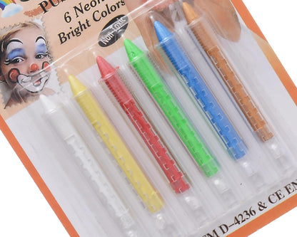 Neon 600Z Set Of 6 Pieces Of Face Paint