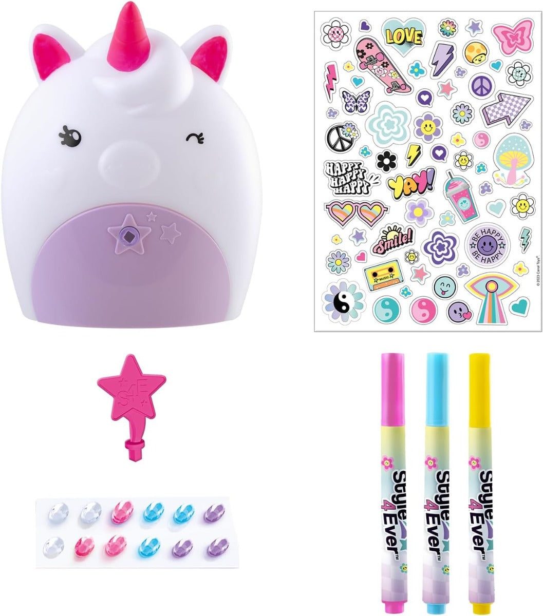 مصباح يونيكورن من كانال تويز سيكريت ديكو، اصنعه بنفسك، على طراز مصباح يونيكورن الأبدي