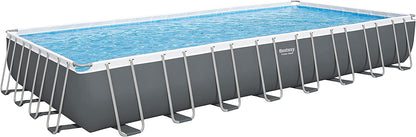 Bestway Power Steel pool 9.56m x 4.88m x 1.32m Rectangular Pool Set - No:56623