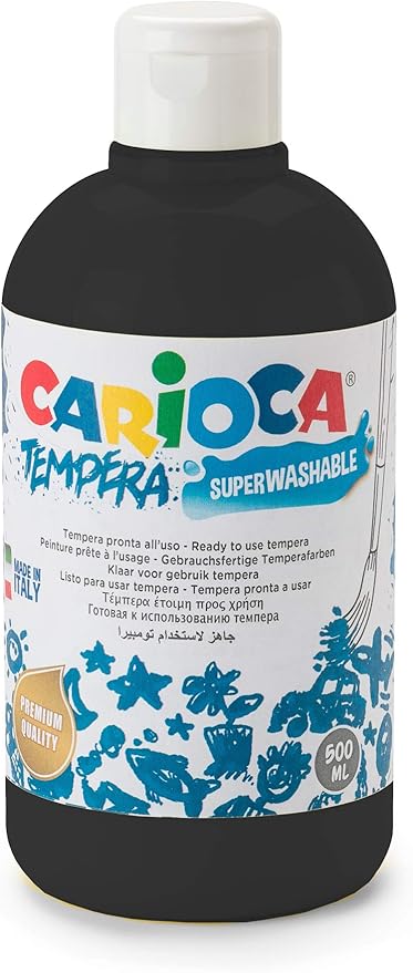 CARIOCA Ready Tempera Btl. 500 ml, Black