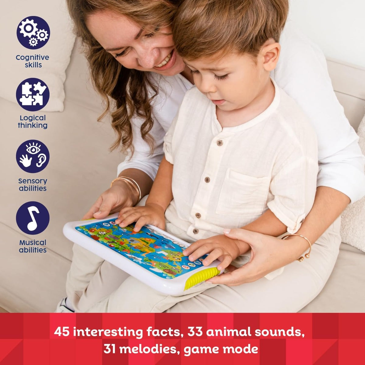 Educational Toddler Hit Pad Discovery Atlas Dumel Discovery Tablet Little Traveler