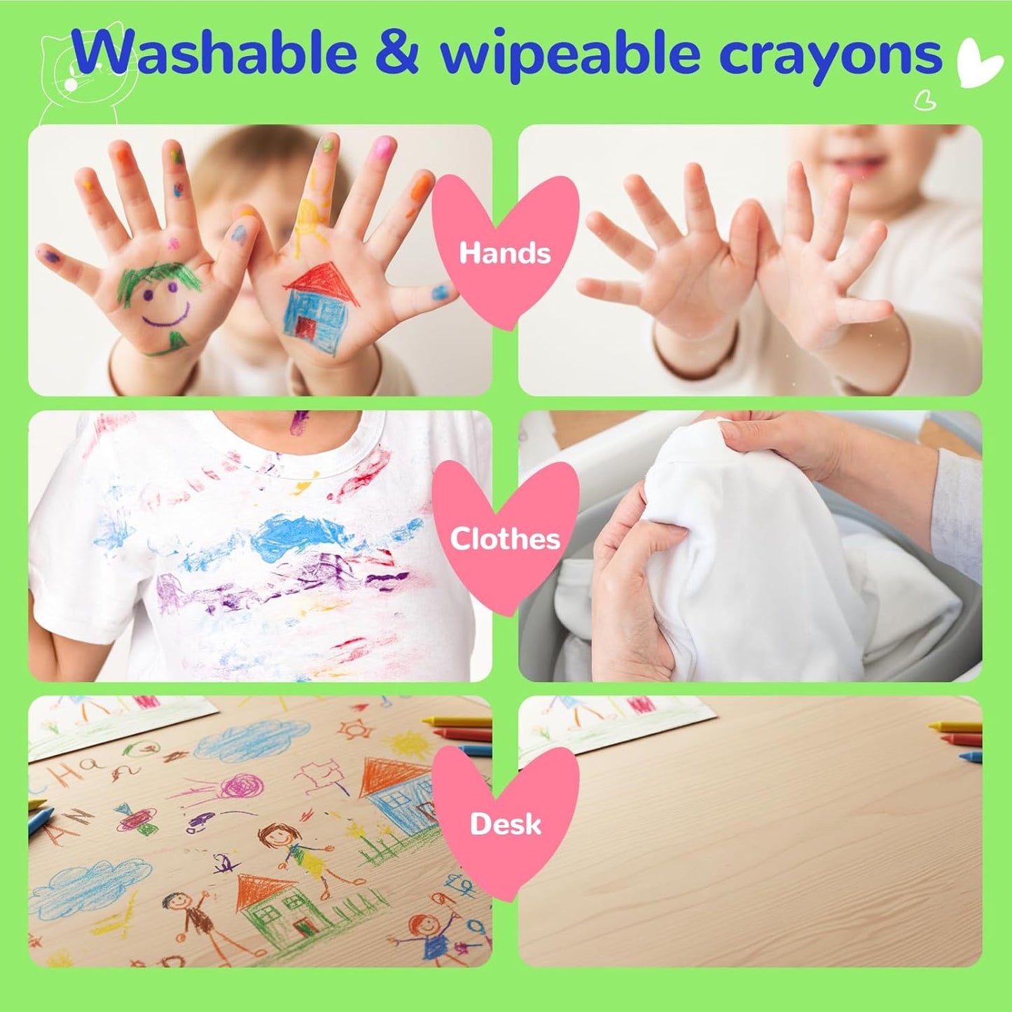 M&G Chenguang So Many Cats Retractable Wax Crayons 12 Colors - No: AGMX4336