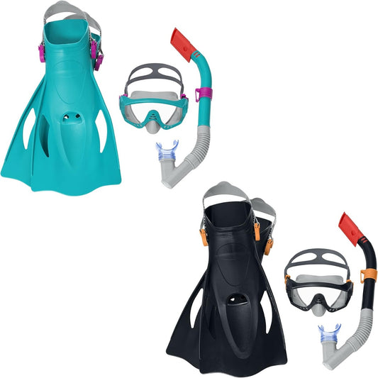 Bestway Spark wave snorkel Mask Fins diving tube MERIDIAN SNORKEL SET - No:25020