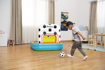 Bestway Kick 'N Swish 3-in-1 multi-Use Ball Pit - Inflatable Playground With Balls 120 x 107 x 84 cm - No: 52728