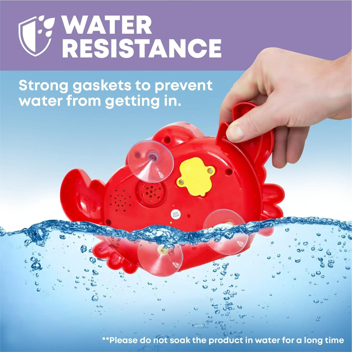 Crab Bath Bubble Maker for Kids Bathtub Time Blows Bubbles