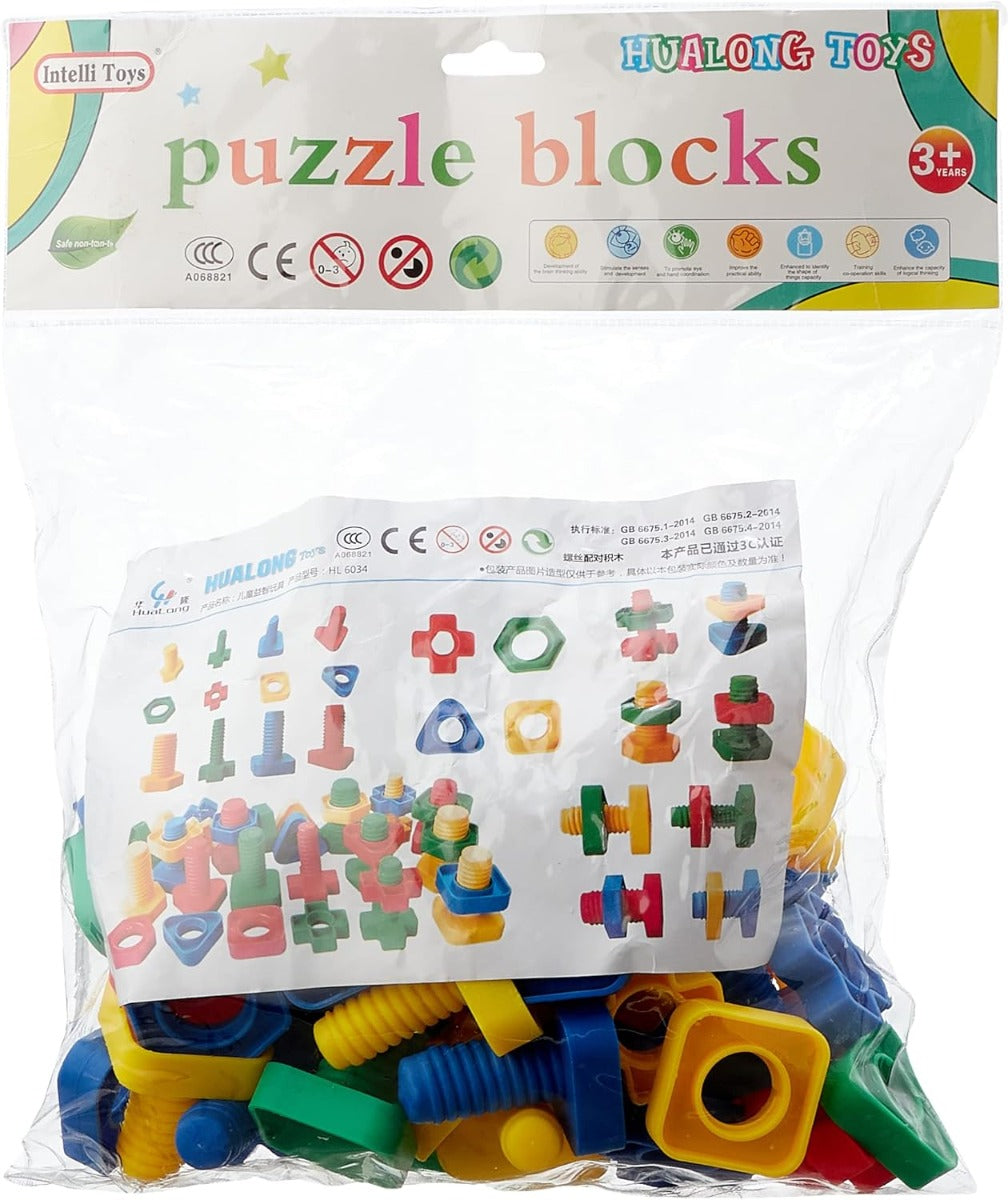 Constructor Puzzle blocks - Large (Assorted shapes)