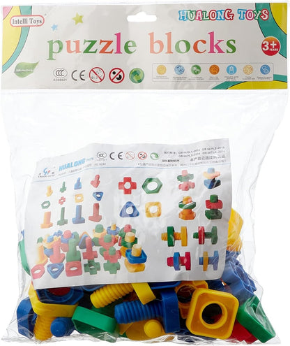 Constructor Puzzle blocks - Large (Assorted shapes)