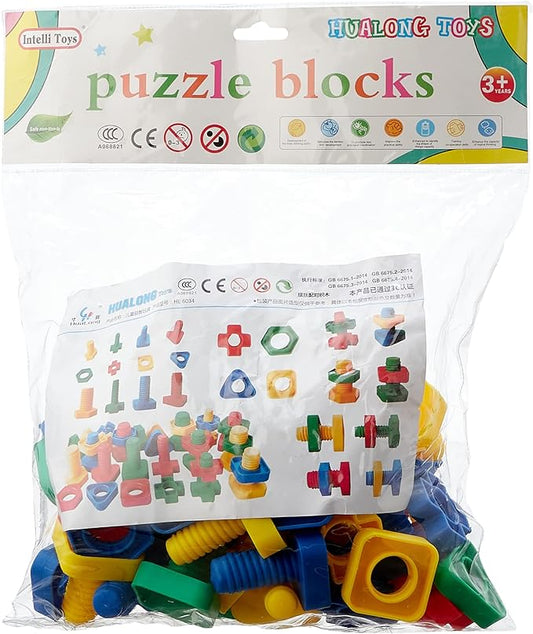 Constructor Puzzle blocks - Large (Assorted shapes)
