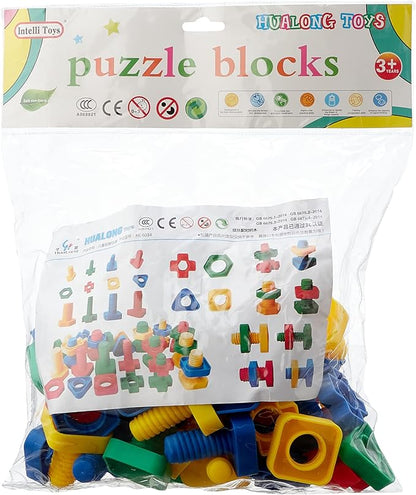Constructor Puzzle blocks - Large (Assorted shapes)