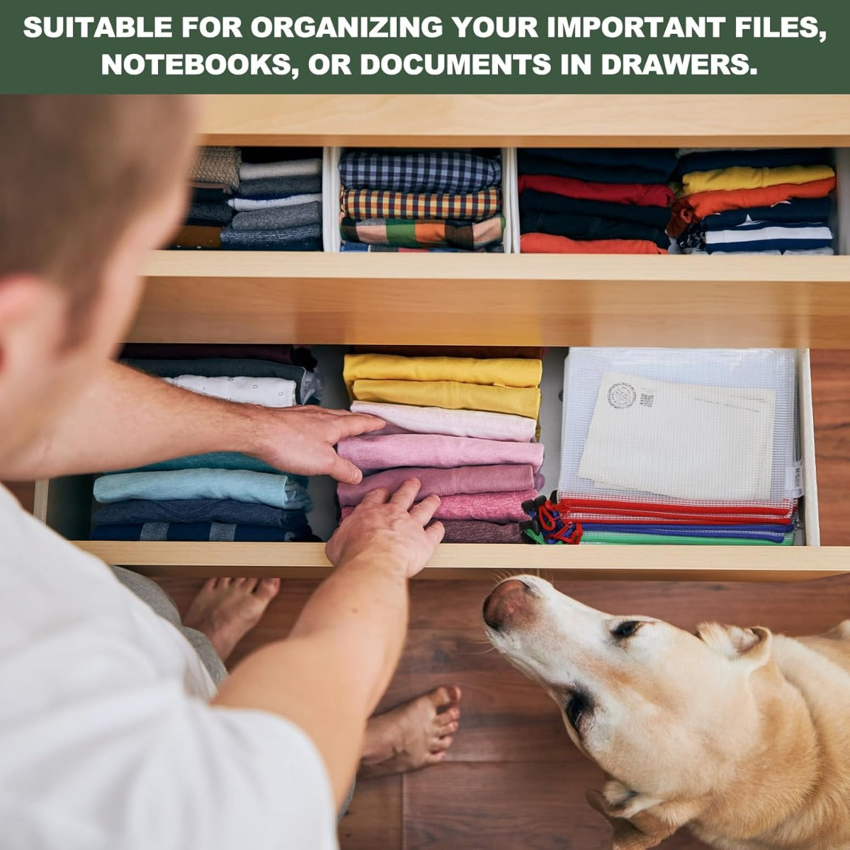 M&G Chenguang Grid Zipper Document Bag Zipper Envelope, Size:B5 - 1pcs - No:ADMN4283