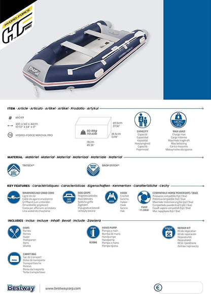 Bestway Hydro-Force Mirovia Pro Inflatable Kayak Boat - No:65049