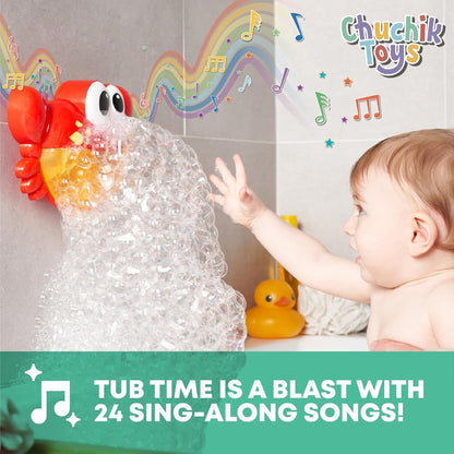 Crab Bath Bubble Maker for Kids Bathtub Time Blows Bubbles