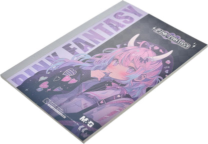 M&G Chenguang Fantasy lined Notebook, Portable Note-Taking, A5 Size, 40 Sheets - No:APNBC030