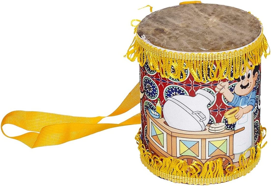 طبلة رمضان - طبلة رمضان - متعددة الألوان 17 سم × 13 سم