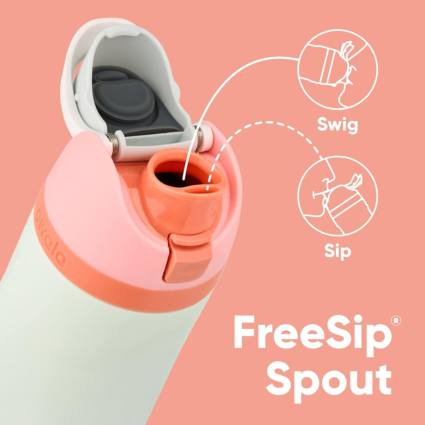 Owala FreeSip 32oz (945ml) Insulated Stainless Steel Water Bottle – Leakproof Vacuum Bottle with Built-in Straw & Carry Loop