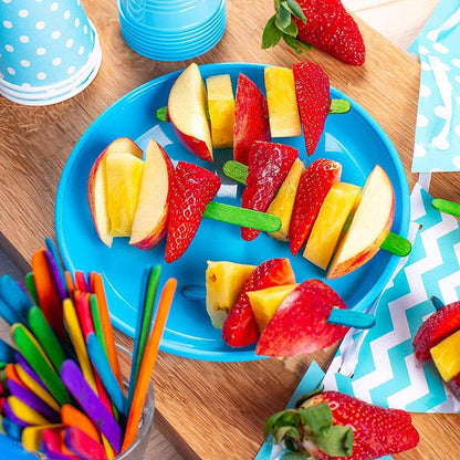 أعواد خشبية لصنع المثلجات، مناسبة للأعمال الفنية والحرف اليدوية - 50 قطعة - رقم: M90 