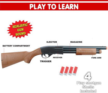 Outdoor hunter Liberty Imports Kids Toy Pump Action Shotgun - (30-Inches) - No:MG9030M