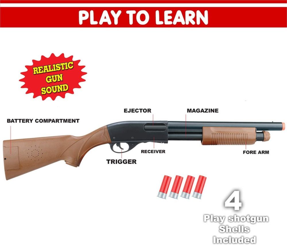 Outdoor hunter Liberty Imports Kids Toy Pump Action Shotgun - (30-Inches) - No:MG9030M