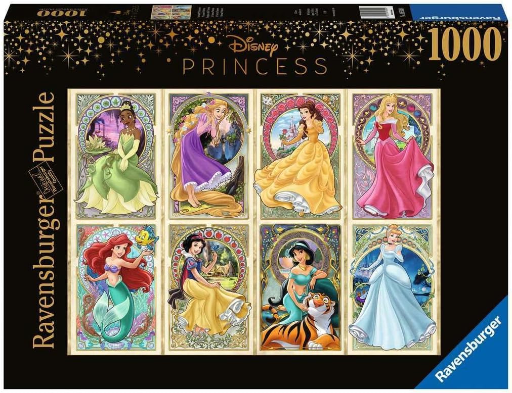Ravensburger Disney Collectors Art Nouveau Princesses - 1000pcs - No:16504