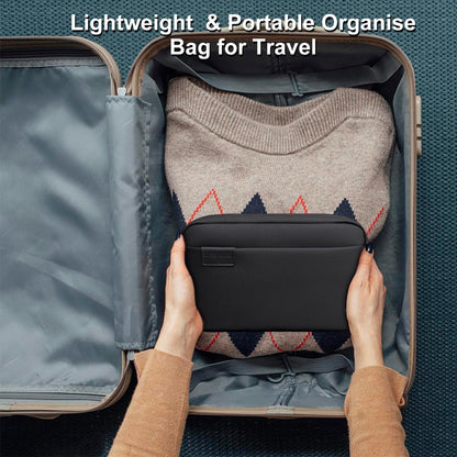 حقيبة أدوات تجميل للرجال من آركتيك هانتر، حقيبة سفر صغيرة مقاومة للماء مع جيوب متعددة - رقم المنتج: k00580 